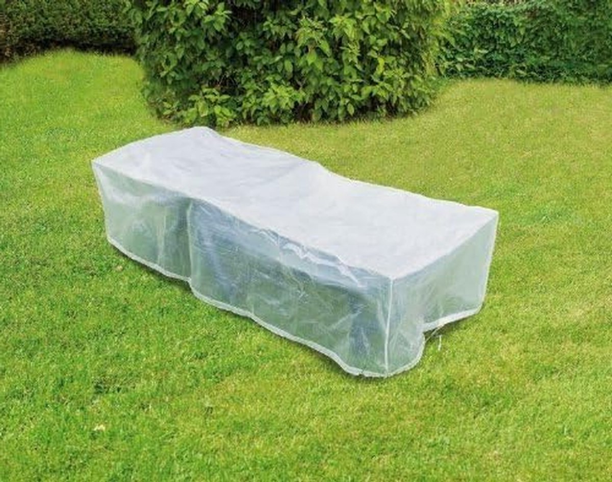 Beschermhoes Ligstoel - Hoes Tuinstoel - Tuinmeubelen Beschermen - Verdikte PEVA Kunststof - 200 x 75 x 45 cm - Transparant