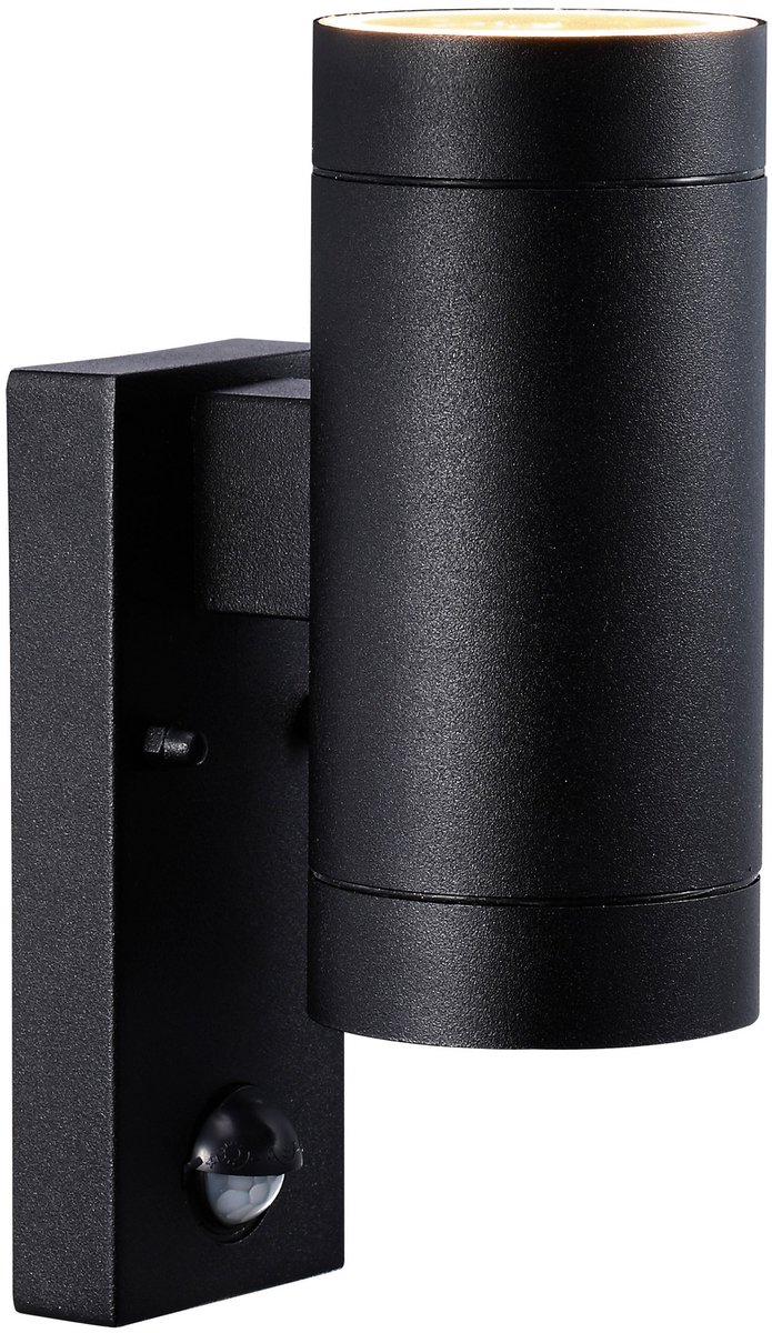 Nordlux Tin Maxi Sensor - Wandlamp - GU10 - Zwart