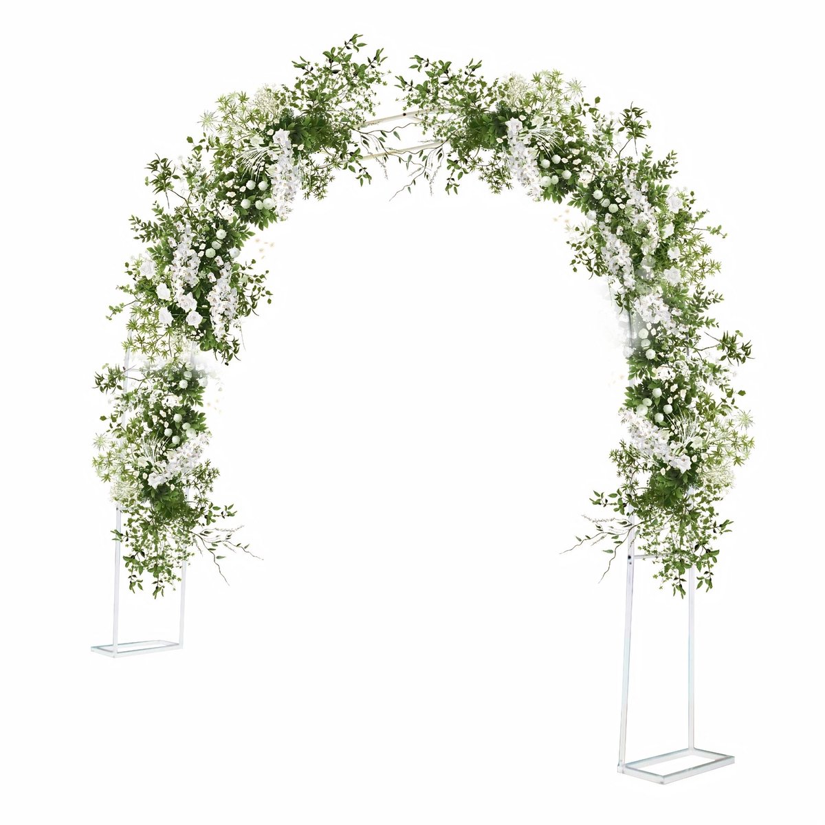 Tuinboog met Klimrek - Metalen Boog Klimplanten en Ballonnen - voor tuin en bruiloftdecoratie - Zwart Metaal