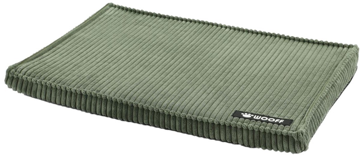 Wooff Bench Matras Olijfgroen - Hondenbenchkussen - 106x70x4 cm