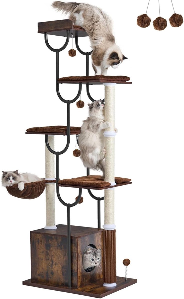 CLVP® Krabton voor Grote Katten - Krabpaal - Krabplank