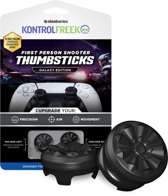 KontrolFreek FPS Galaxy Thumbsticks - Zwart - PS5/PS4