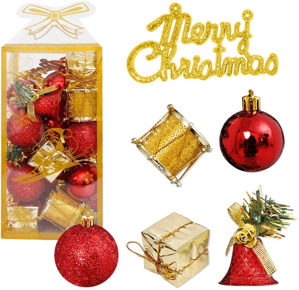 1 Set Decoratieve Hangers Met "Merry Christmas"-Opdruk – Ornamenten In De Vorm Van De Kerstman En Dennenappels – Kerstboomversiering – Benodigdheden Voor Nieuwjaars- En Kerstfeestcadeaus