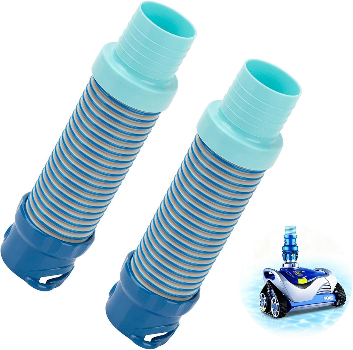 2 stuks Geschikt voor X77094 adapter voor zwembadzuigslang ，Geschikt voor Zodiac MX6, MX8 en Geschikt voor Baracuda X7 Quattro zwembadreinigers – Zwembadslangkoppeling