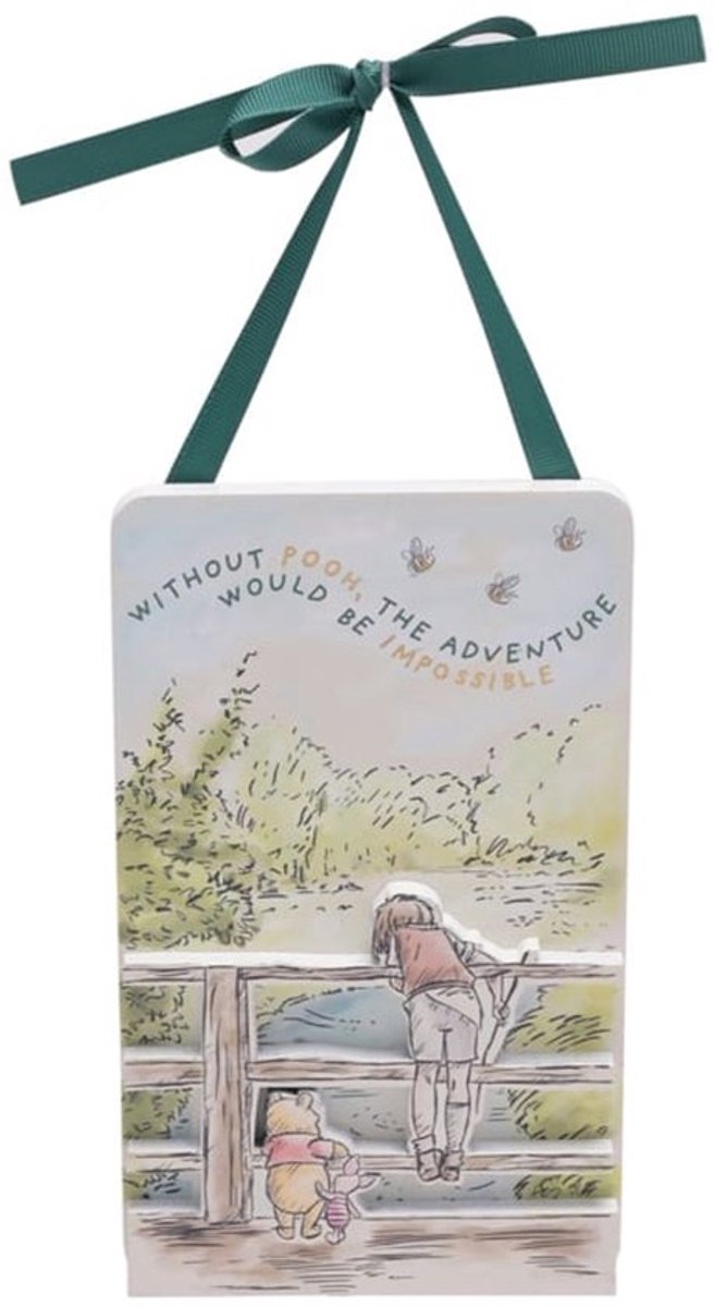 'Disney Pooh' hanger 3D - Kinder- en babykamer - Decoratie - Deurhanger