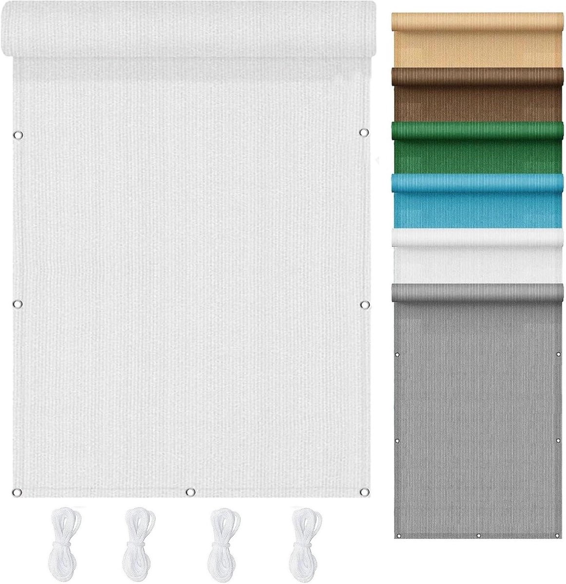 Schaduwnet Terrasluifel - Zonnedoek Ademend - Buitenruimte Schaduw - 95% Uv-Bescherming -