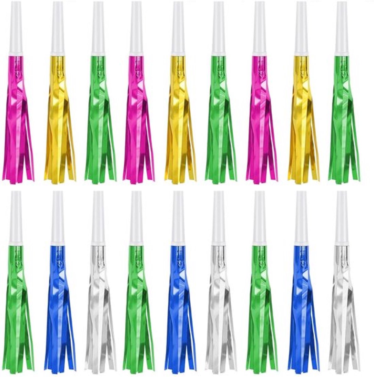18 Stuks Feest Squatmakers, Troost Muzikale Blazers voor Verjaardagsfeest, Sportevenementen, Nieuwjaar, Kerst, Feestaccessoires, Fluitjes