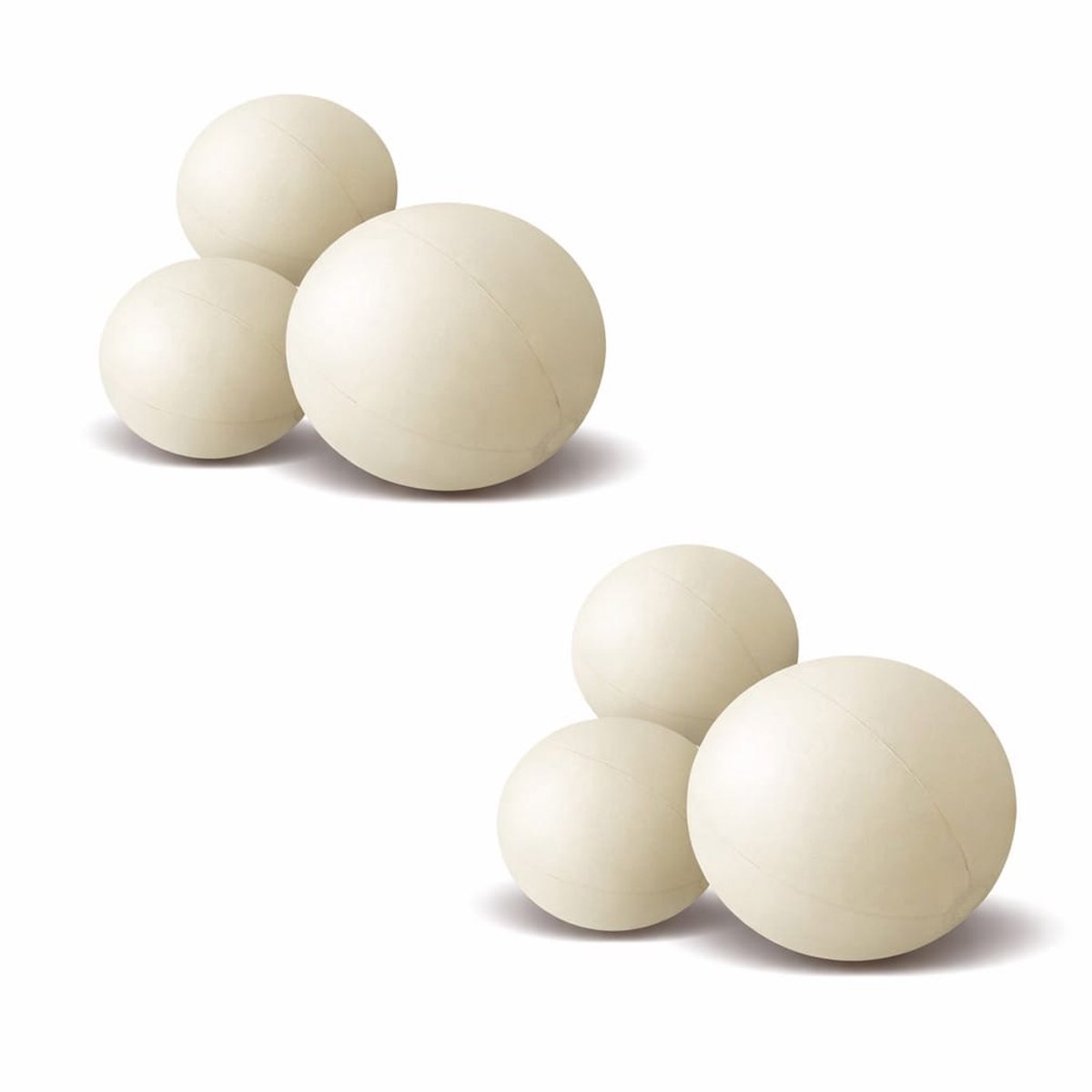 Herbruikbare Ballonslinger van 3 Créme set van 2 - Balloony