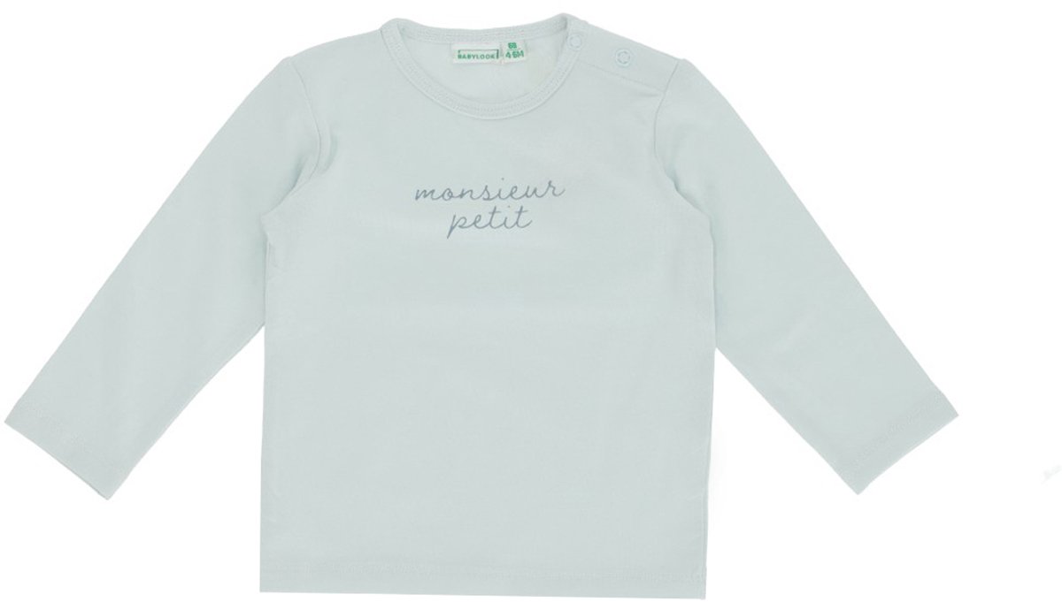 Babylook T-Shirt Lange Mouw Monsieur - Maat 56 - Plain Air