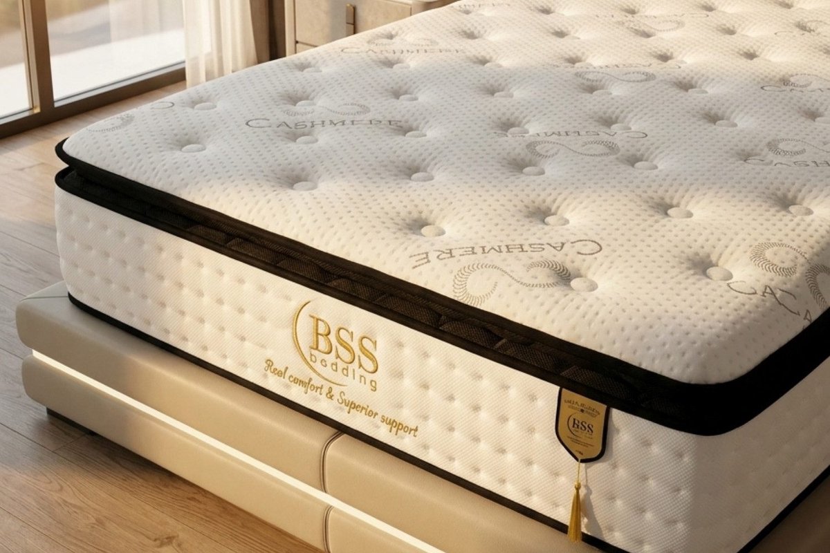 BSS Bedding Paris - Pocketvering Matras met Topper 160x200 cm thumbnail 2