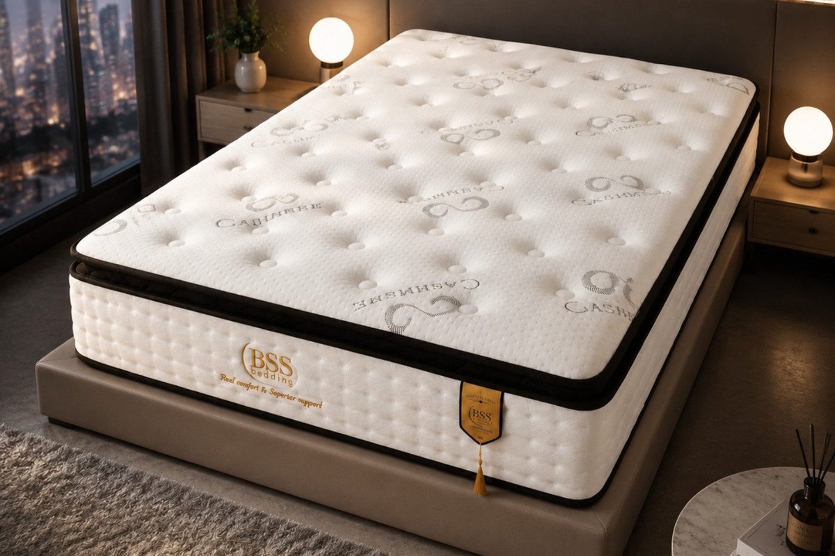 BSS Bedding Paris - Pocketvering Matras met Topper 140x200 cm thumbnail 5