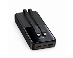 Powerbank 30.000 mAh - 22.5W Snellader - LED Display - Fast Charge - USB-C Powerbank - Inclusief USB-C naar USB-C Kabel