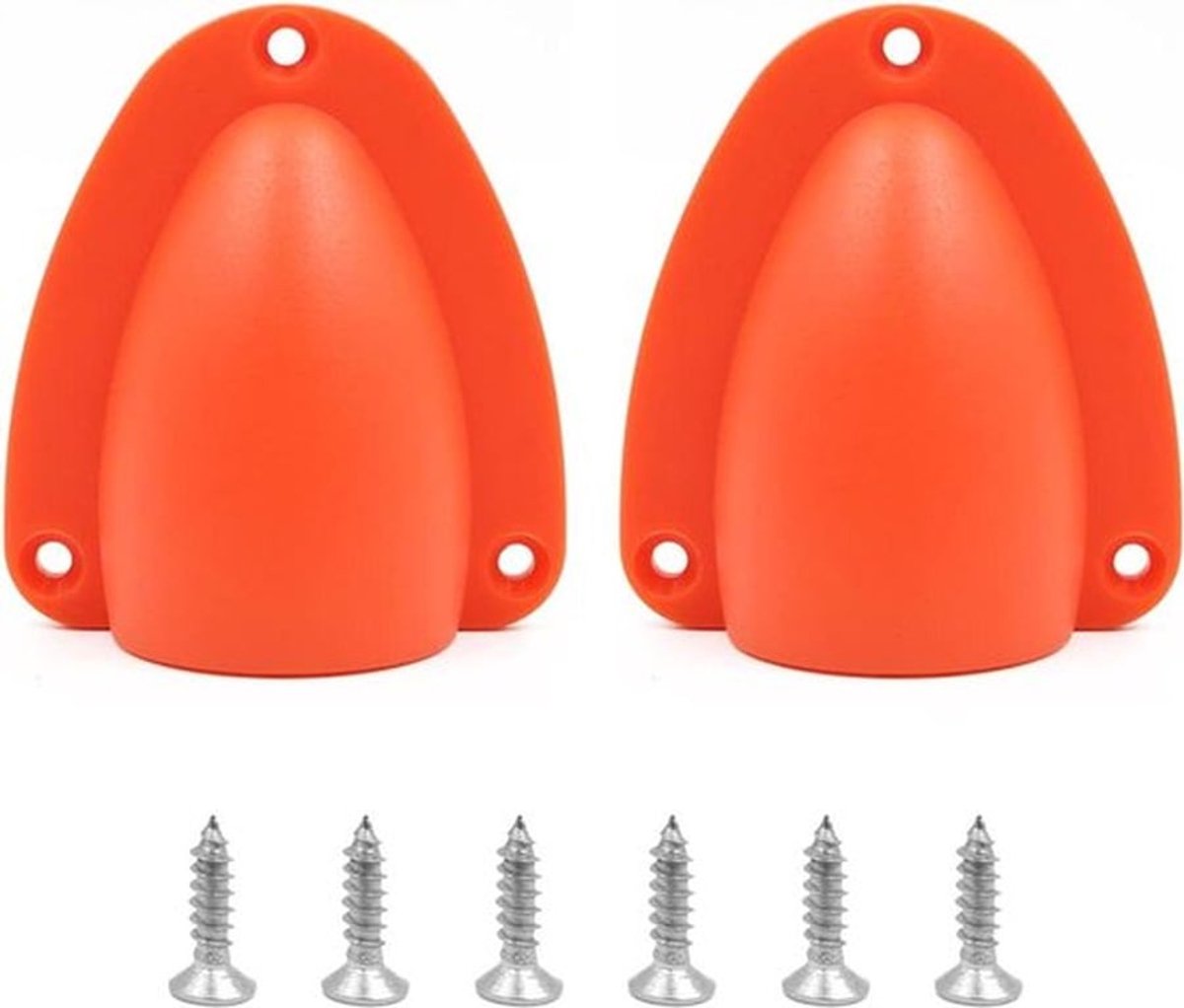 Universele Nylon Draad Kabel Ventilatiekap - Boot Accessoire - Oranje - Ventilatie - 2 Stuks - Groot - Geschikt voor Alle Maten Bootmodellen
