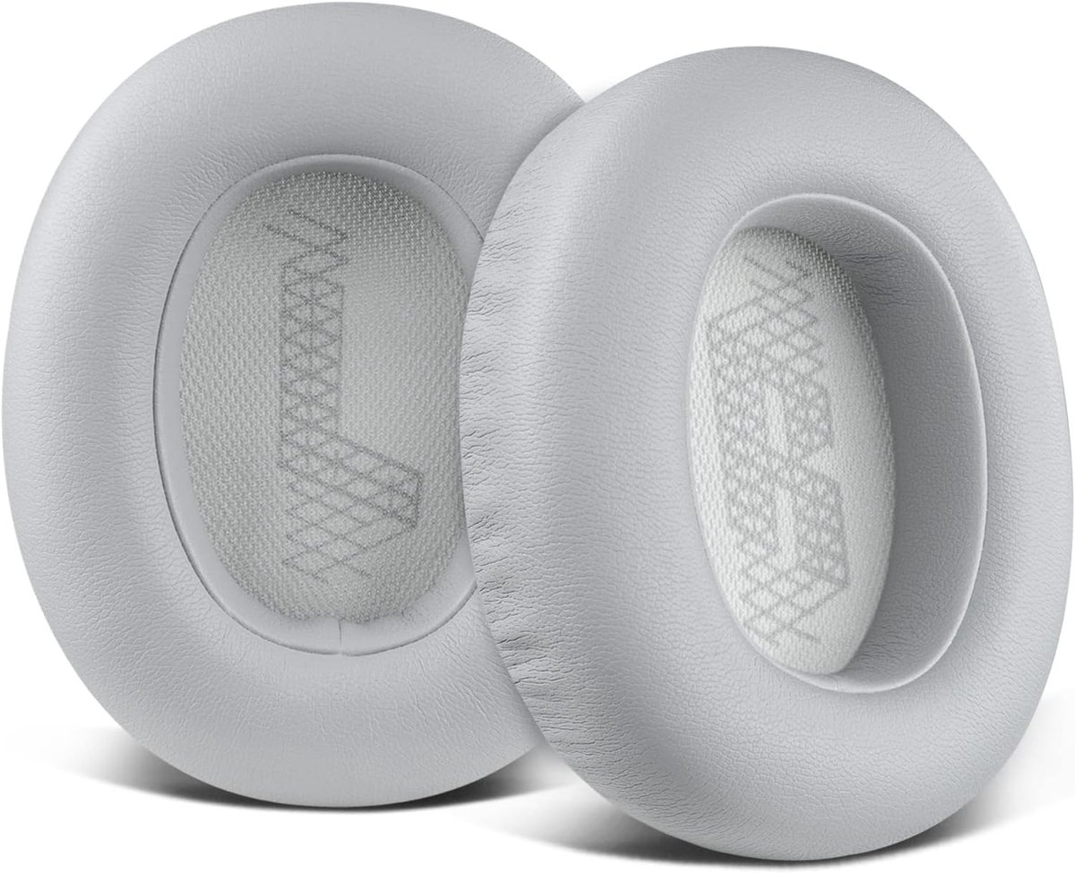 Vervangende oorkussens voor Over-Ear Hoofdtelefoons, Comfortabele Earpads met Geluidsisolatie en Zacht Leer voor JBL E65BTNC, Live 650BTNC en Meer