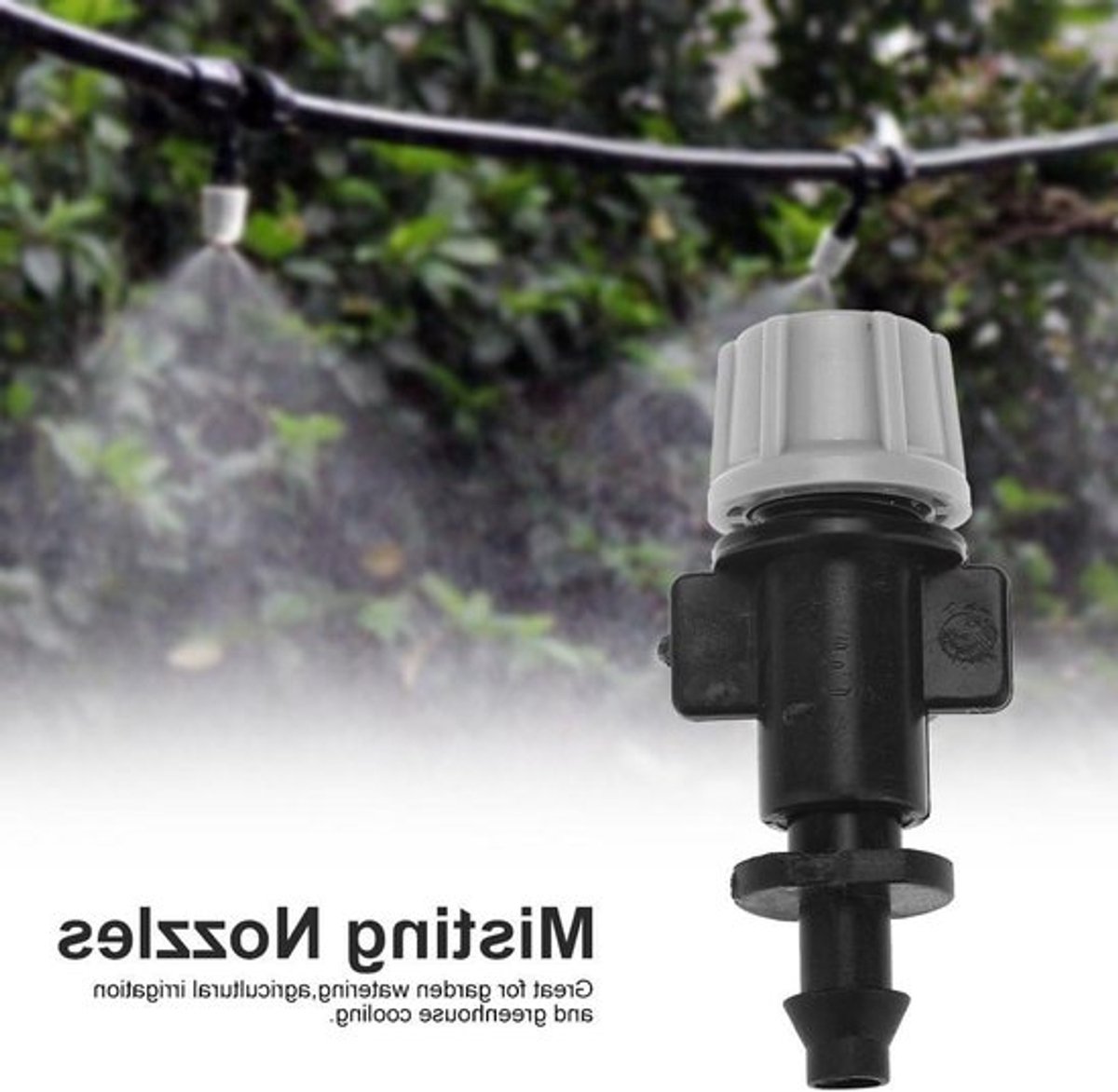 50 stuks set Vernevelingssproeiers Sprinkler Micro Flow Kop Verstuiver Tuindruppelirrigatiesysteem - bewateringssysteem - tuinirrigatie.
