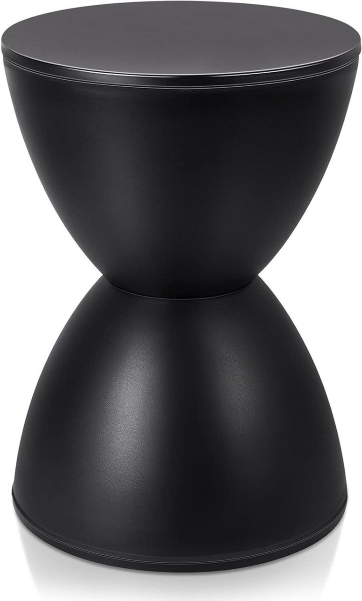 Plastic Drum Side Table - Outdoor Stool - Plaatsen van Spullen - Urethane Coating - 42.5cm H x 30cm W