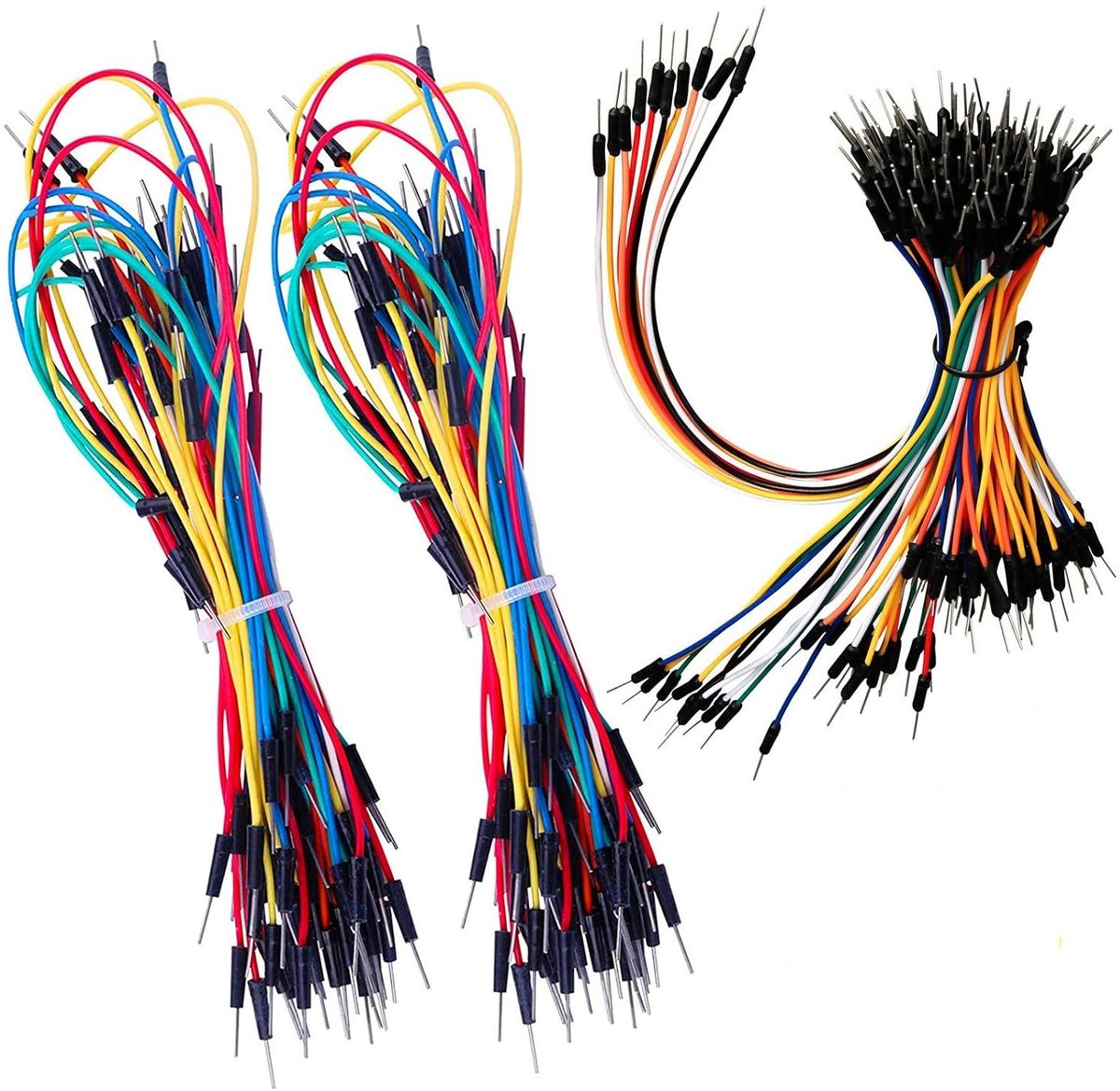 Flexibele Jumper Wires Set voor Arduino - Male Jumper Draad voor Breadboard en Elektronica Projecten