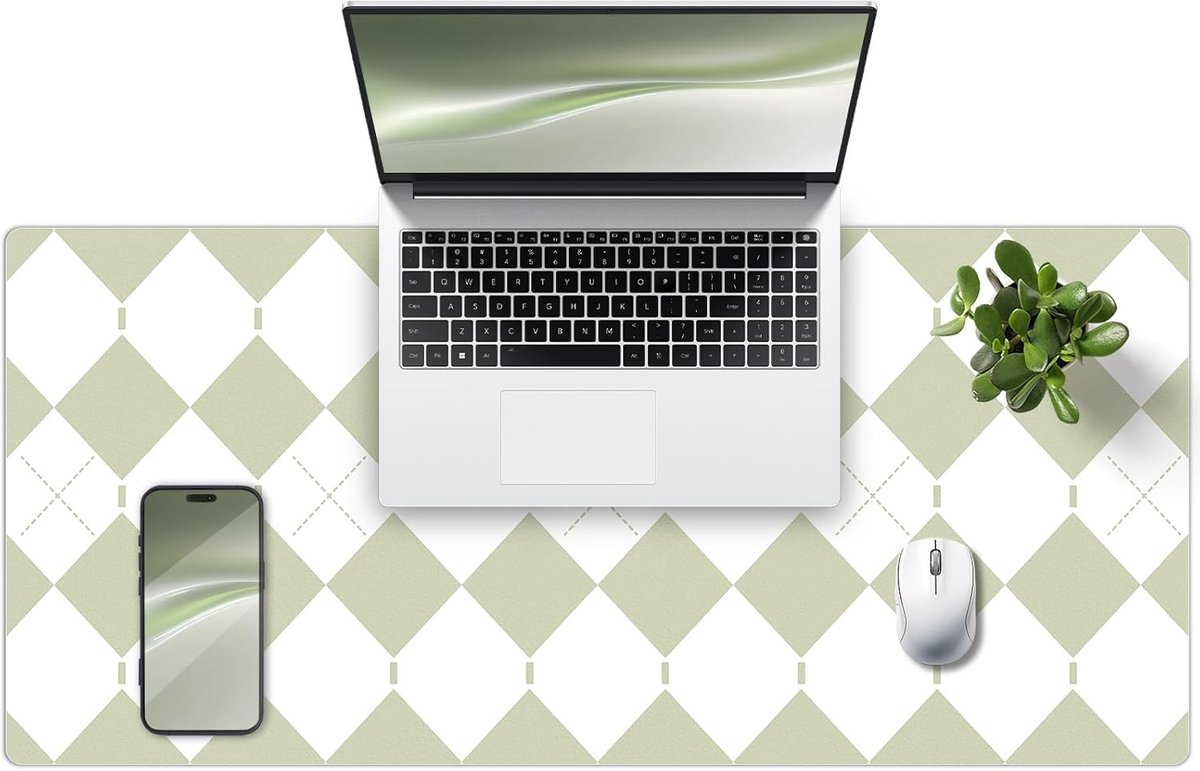 Waterdichte Anti-Slip Bureau Mat, Gemakkelijk Schoon te Maken, Ideaal voor Gaming en Kantoor, 90 x 40 CM Bureau Onderlegger en Schrijfpad