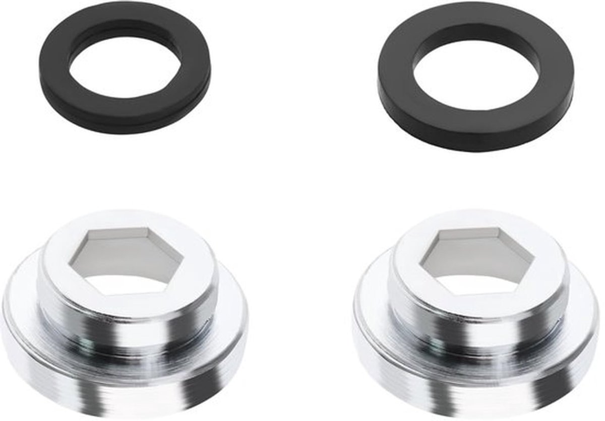 2 Sets M30-M22 Kraan Aerator Adapter Externe Draad M30 naar Externe Draad M22 Waterfilter Adapter Geschikt voor het Aansluiten van Aerators op Keukenkranen
