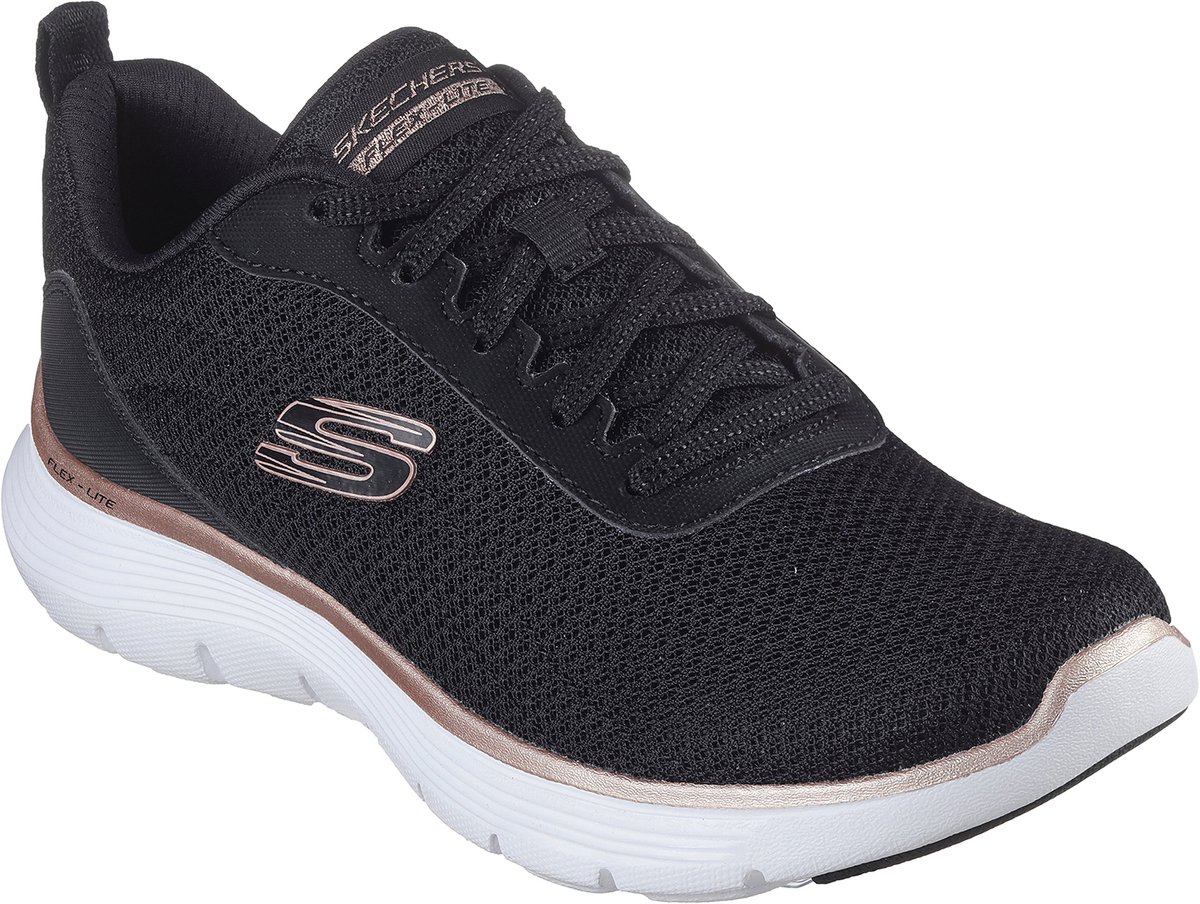 Skechers Dames Flex Appeal 5.0 Uptake Sneakers 150206 KRG Black Rose