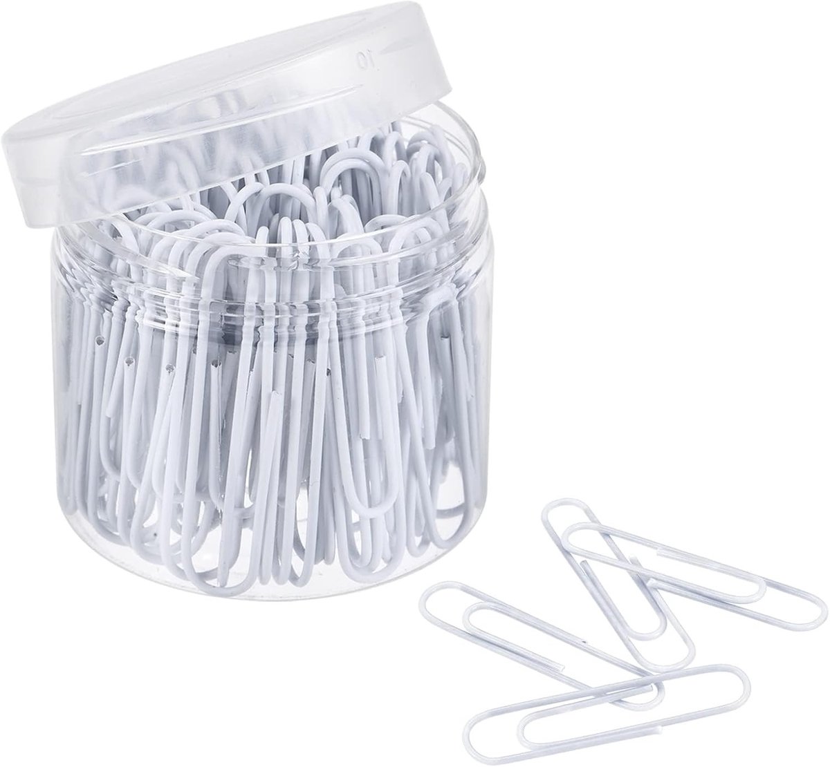 Papierclips Medium 5 Inch - Vinyl Coated, Ideaal voor Organiseren van Kantoor en Thuis, 100 Stuks in Doos