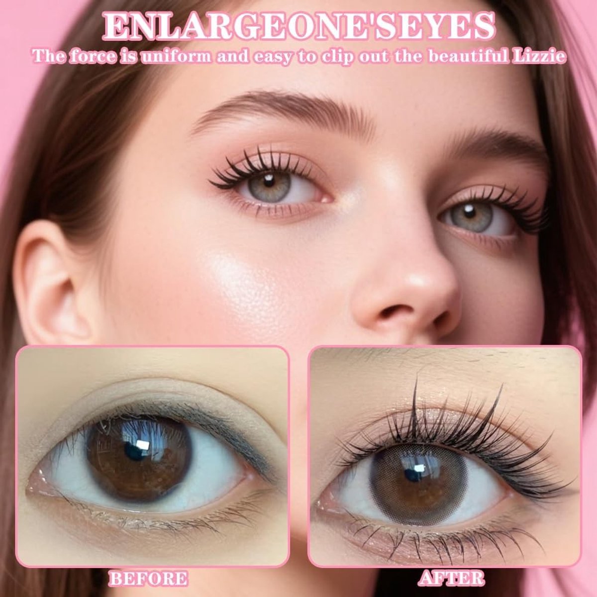 Draagbare Elektrische Wimperkruller met Snelle Verwarming, Geschikt voor Alle Wimpervormen en Perfecte Wimpermake-up