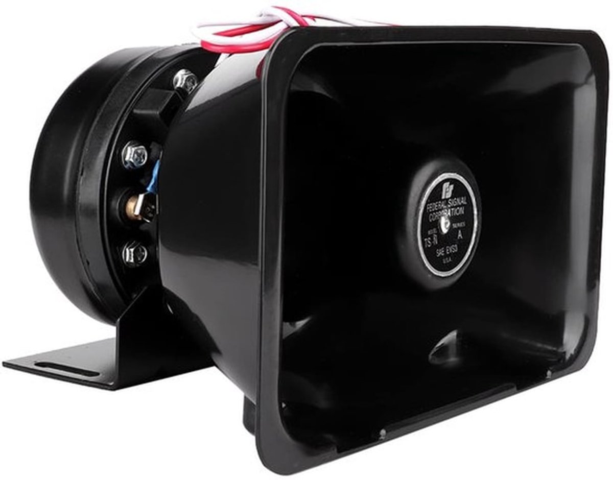 Claxonalarm, 12V 200W superluid universeel autowaarschuwingsalarm met claxonluidspreker, werkend met alarmsysteem