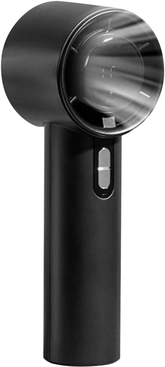 Oplaadbare Handventilator - Persoonlijke Cooler - Verkoeling Buiten - 100 Snelheden Instelbaar - 17 cm - Zwart