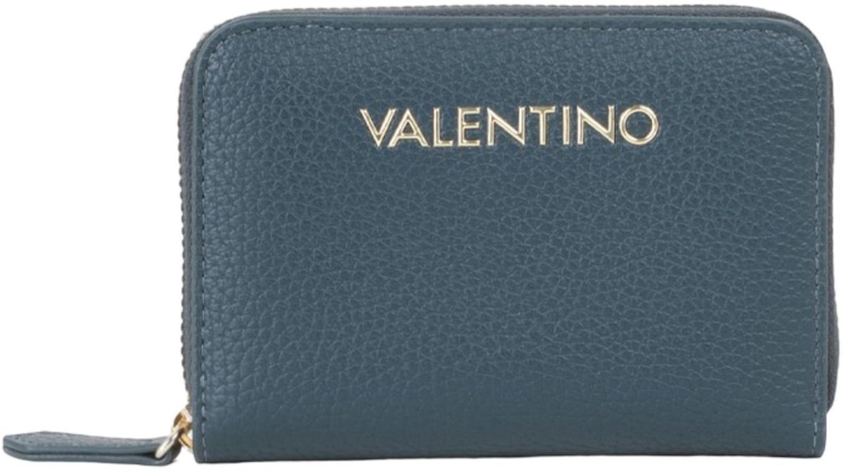 VALENTINO portemonnee Alexia Zip Around Wallet Petrolio