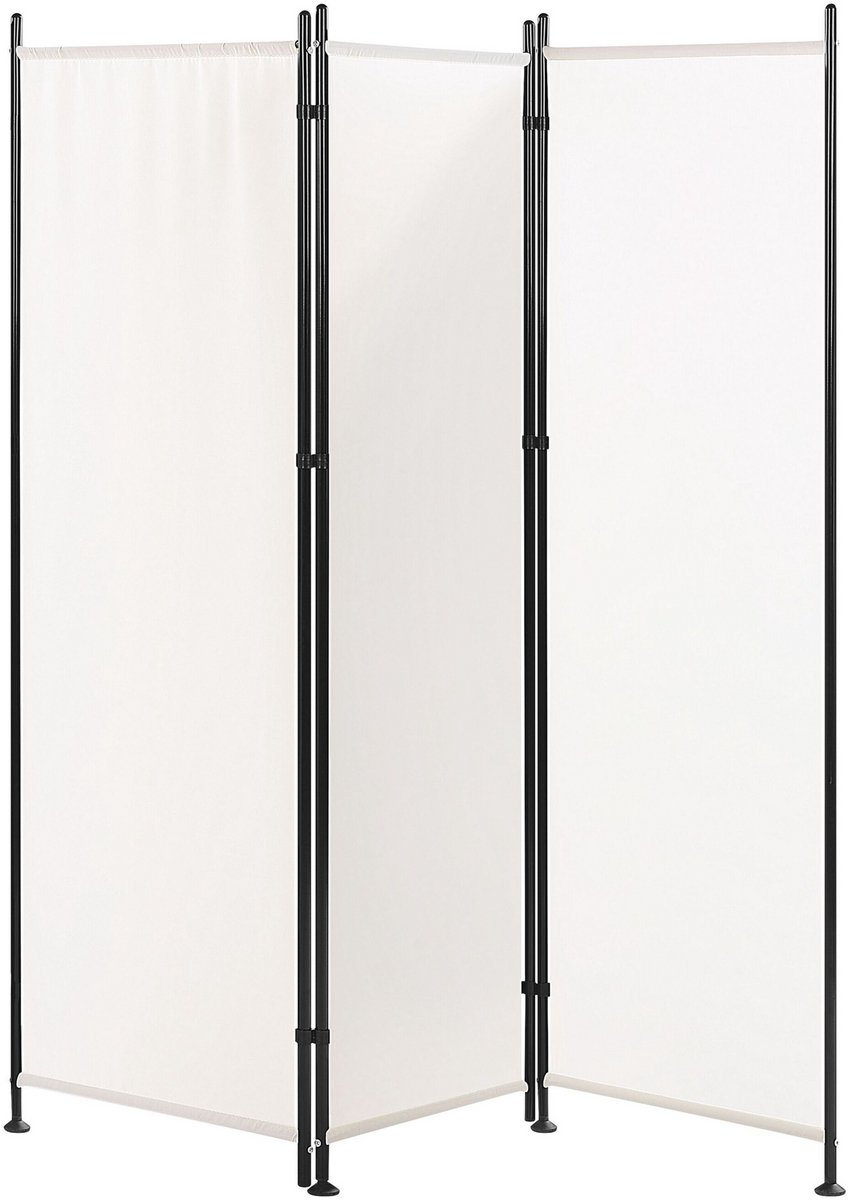 NARNI - Kamerscherm - Wit - 160 x 170 cm - Polyester