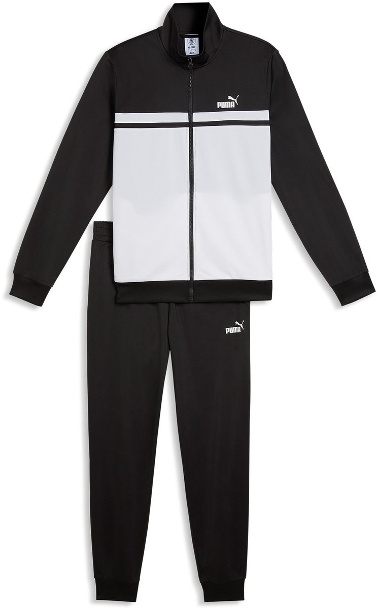 Puma Poly Colorblock Trainingspak XL Man Zwart