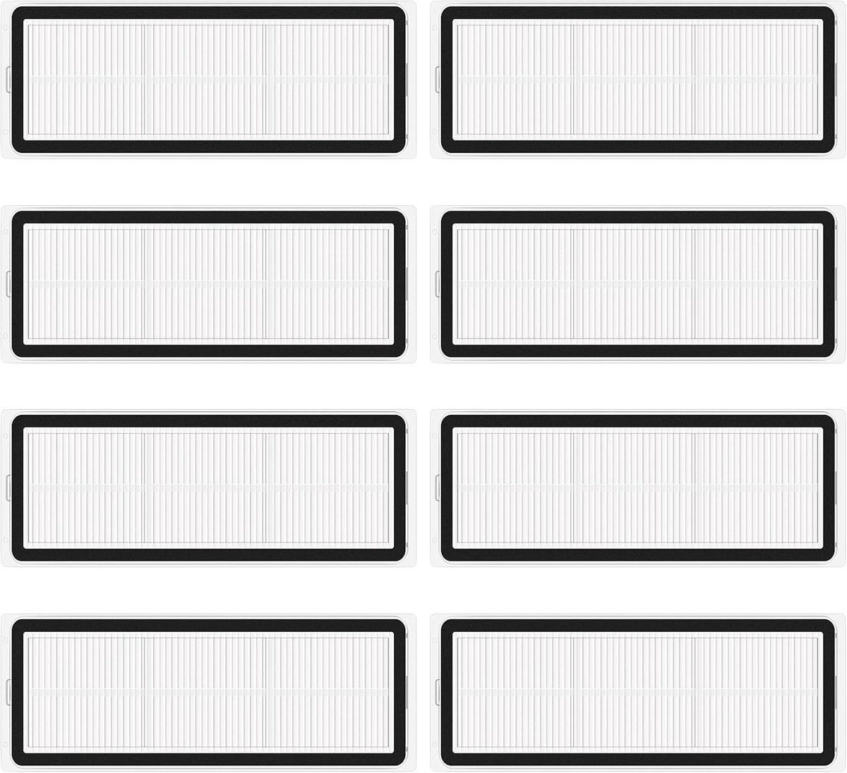 Pack of 8 Filter Accessories for Roborock S6 / S5 MAX / S6 Pure / S6 MaxV / S60 / S65 / S5 / S50 / S55 / E25 / E35 - ShopVlot