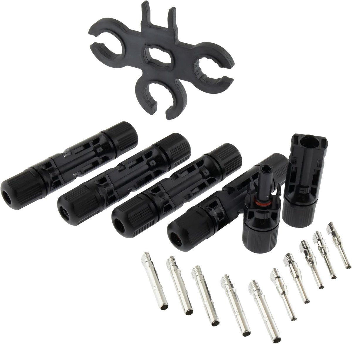 Zonnepaneel connectoren set 5 paar - Male en female plugs - IP67 waterdicht - Geschikt voor zonnepanelen - ShopVlot