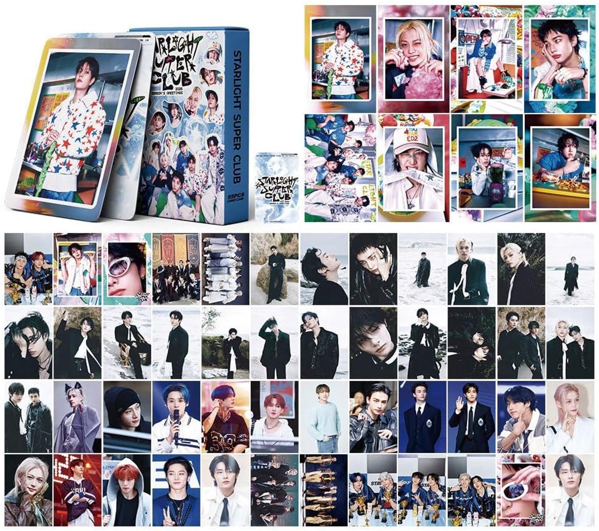 Stray Kids photo card set 55 stuks - Lomo kaarten - hoogwaardig papier - must-have voor fans - ShopVlot