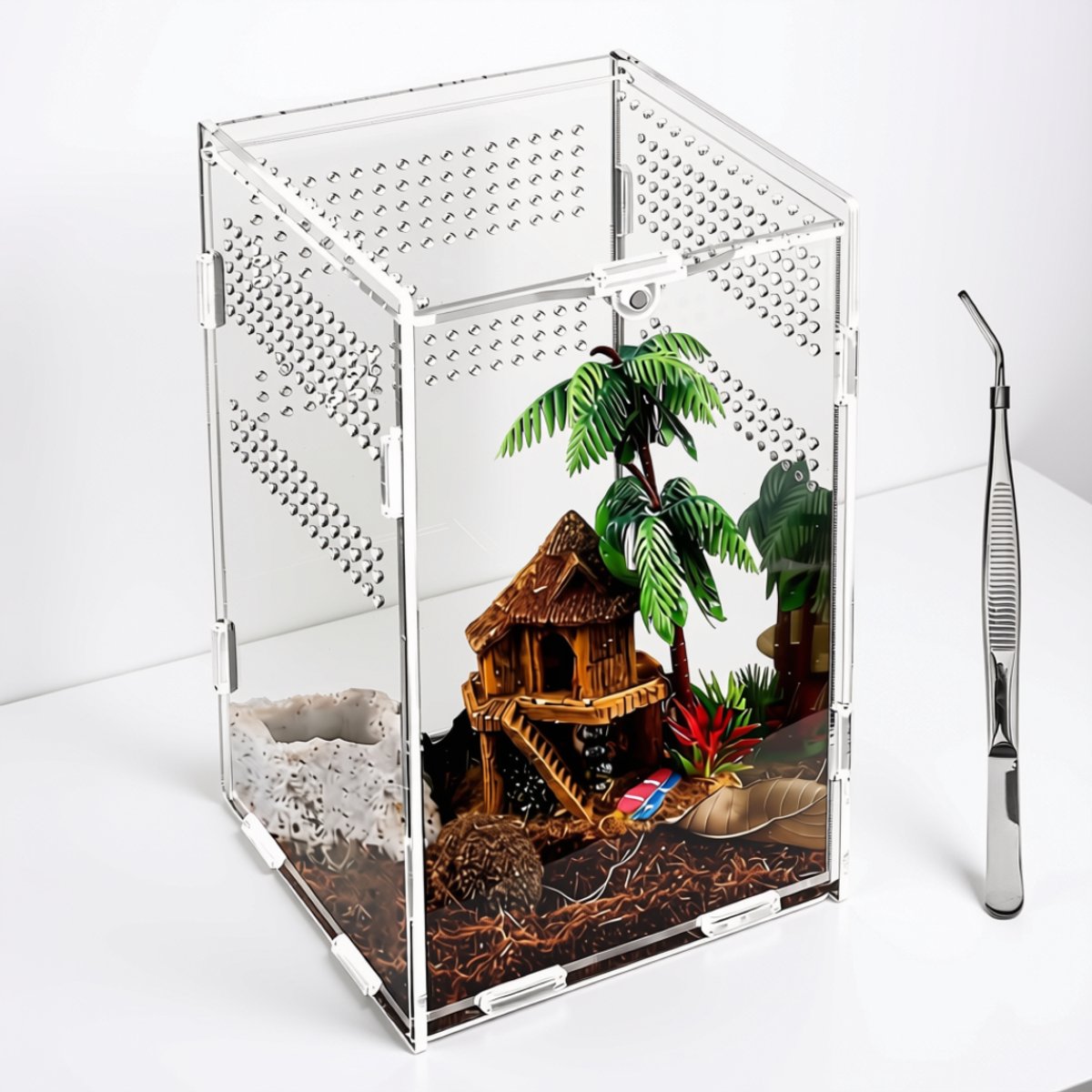 ZRNS® Mierenboerderij - Mierenhotel - Terrarium - Transparant