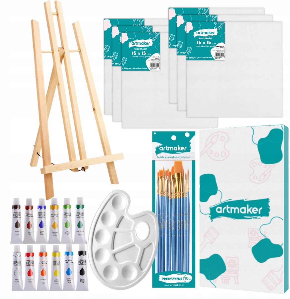 Compleet Schilderset XXL: Atelier voor Kunstenaars & Kinderen