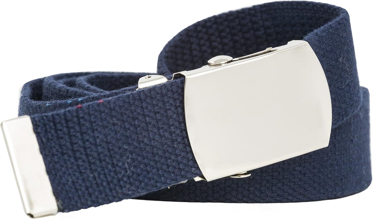 shenky Fabric Belt 4 cm Width 112 cm to 160 cm Fabric Belt with Buckle Men's Belt Canvas Women Buckle Women's Belt - ShopVlot