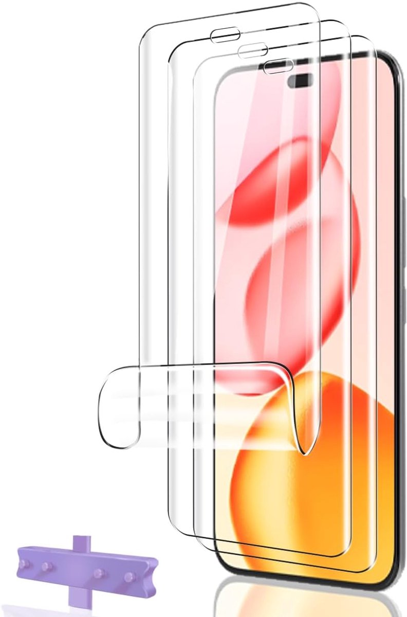 Honor 400 Pro Screen Protector Screen Protector TPU Film Pack of 3 Easy Installation, Bubble-Free, Scratch-Resistant - ShopVlot