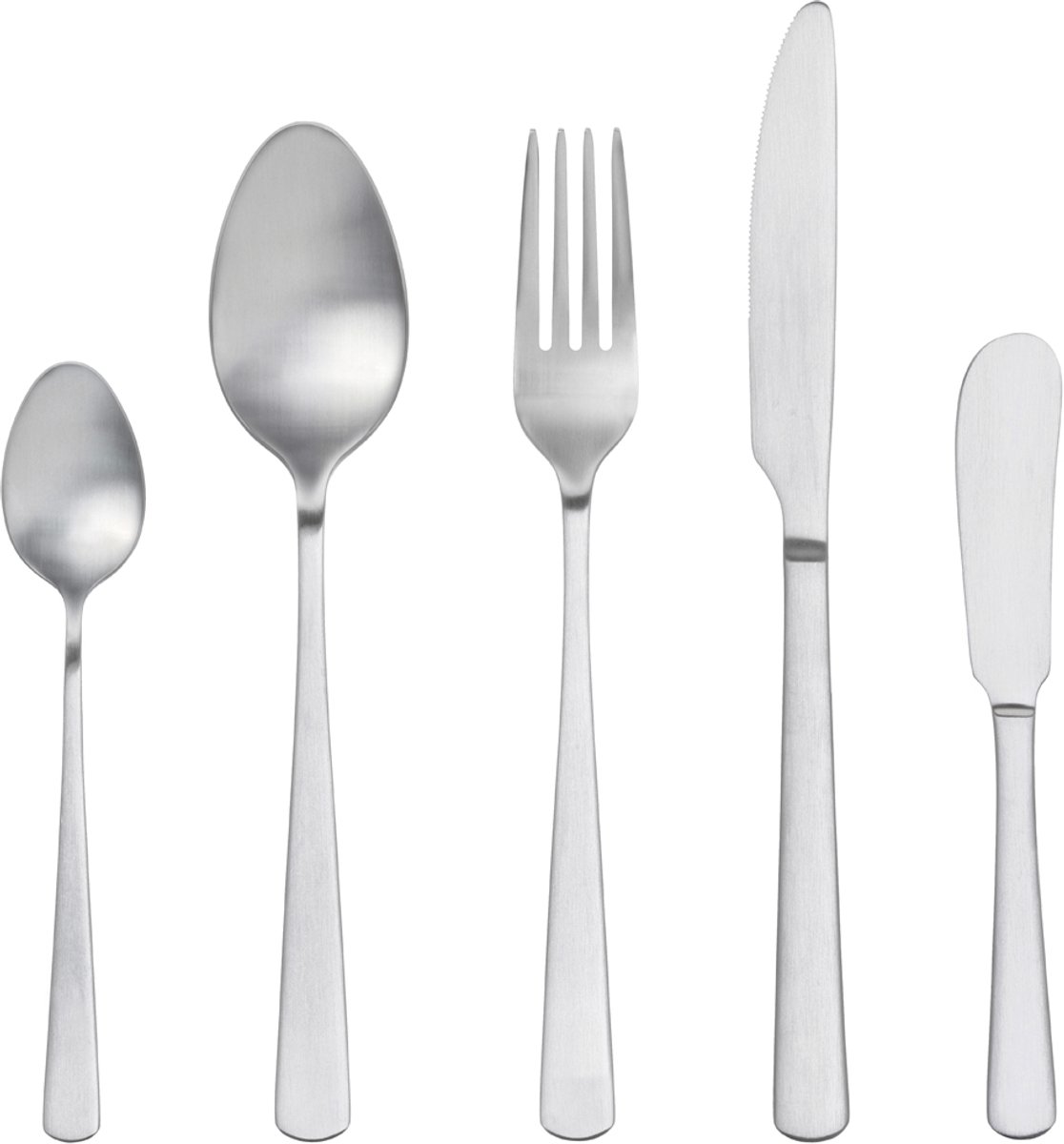 Gense Essentials Soft Bestekset 20 delen Mat staal