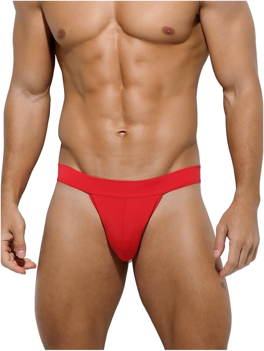 Jockstrap Suspensorium Men's Sexy Underwear, Elastic Thong String, Breathable Underwear for Men - ShopVlot