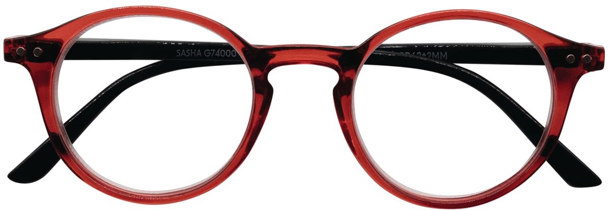 I Need You leesbril Sasha G74000 +3.50 - Rood montuur met zwarte poot