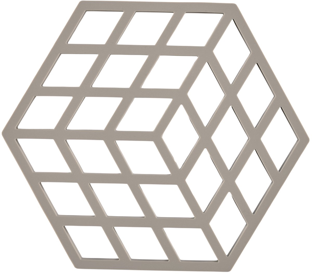 Zone Denmark Cube Onderzetter 16 x 14 x 0,9 cm Taupe