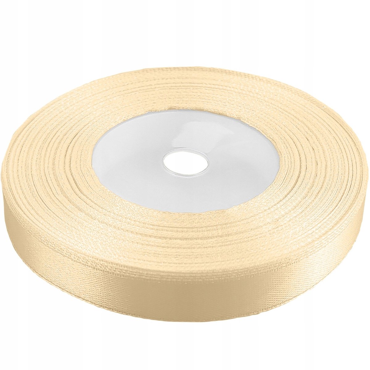 Satijnen Lint 12mm Cappuccino - 32 Meter Rol