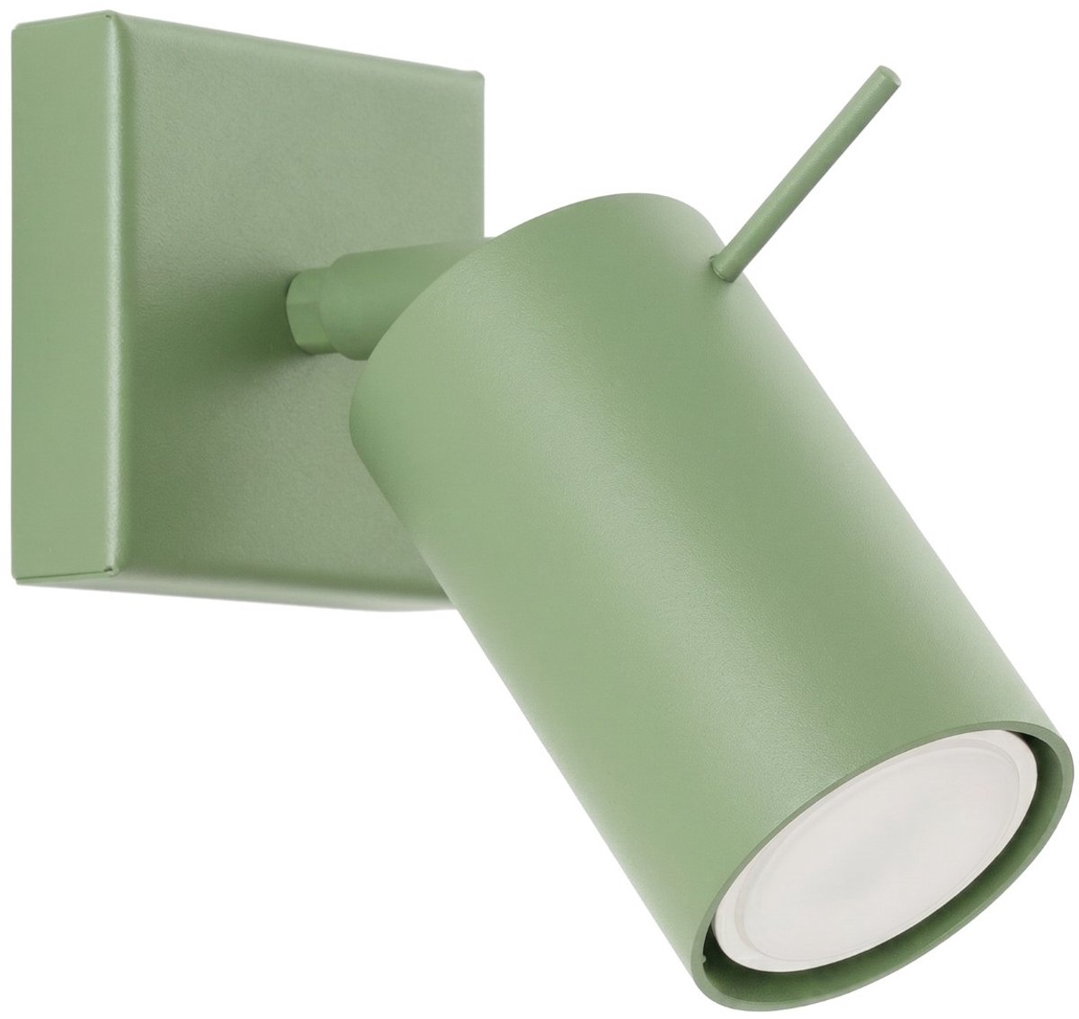 Sollux Lighting Wandlamp RING - GU10 - salie - staal - 8x16x8cm