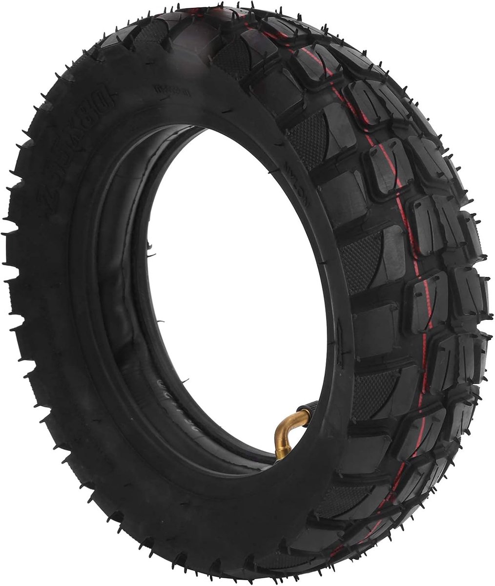 Tire and Inner Tube, 25cm Electric Scooter Tire with Inner Tube Inflatable Rubber Tire Replacement 255x80 - ShopVlot