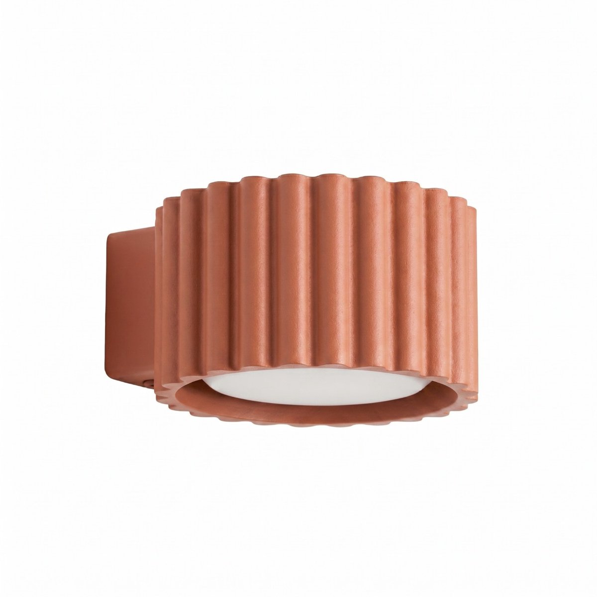 Sollux Lighting Wandlamp AURA - Gx53 - rode oker - aluminium - 10x12x6cm