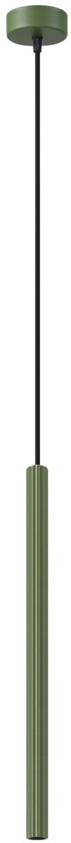 Sollux Lighting Hanglamp Arche - G9 - olijfgroen - staal - 8x8x120cm