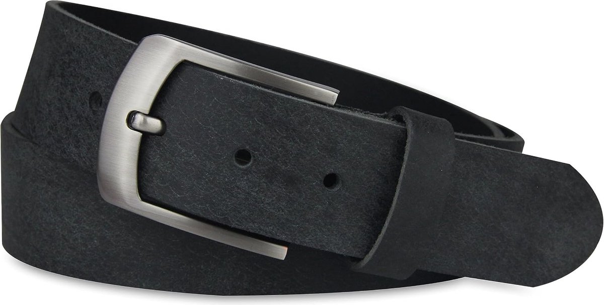 Frentree Genuine buffalo leather belt, made in Germany, belt for men and women, 3.8 cm wide, brown - ShopVlot