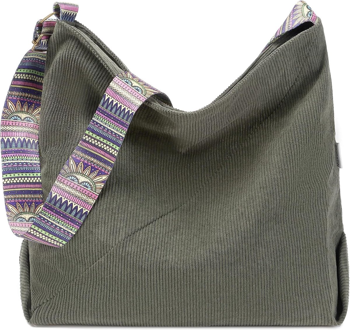 Makukke Shoulder Bag Women - 2pcs Cord Bag Ladies Shoulder Bag Shopper Ladies Handle Bag for Daily, Office, School - ShopVlot