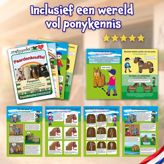Inclusief een wereld vol ponykennis. Handleidingen en leskaarten over pony's.